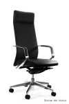 Fotel Trent czarny ekoskóra