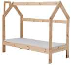 Łóżko domek 70cm x 160cm naturalne ZADZWOŃ I KUP TANIEJ tel. 601-892-200