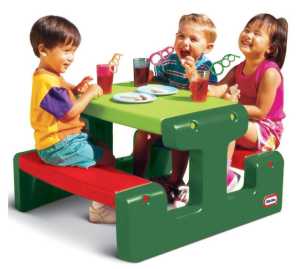 LITTLE TIKES Stolik Piknikowy dla Dzieci Soczysta Zieleń