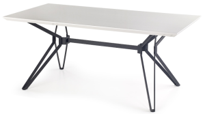 Stół Pascal biało-czarny 160cm x 90cm