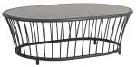 Cordial Lounge szary - kamień - Stolik 120cm x 85cm