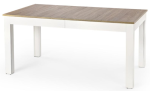 Stół Seweryn dąb sonoma - biały 160-300cm x 90cm