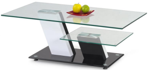 Ława Savana biało-czarna 110cm x 60cm