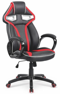 Fotel Honor czarno-czerwony